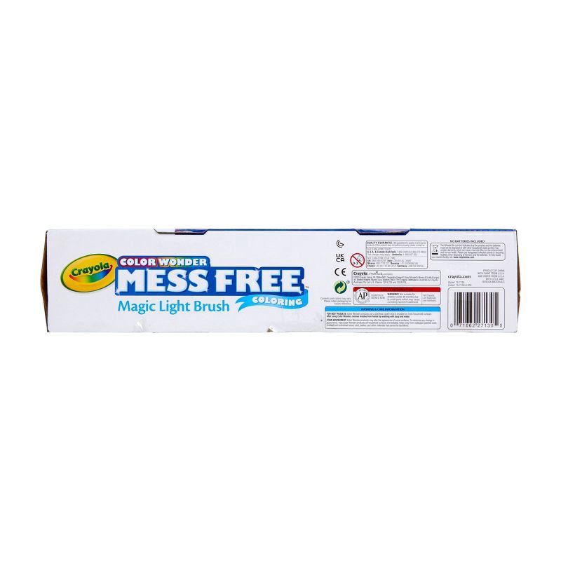 slide 6 of 7, Crayola Color Wonder Magic Light Brush and Drawing Pad: Kids Painting Kit, Non-Toxic, Creative Art Set, Requires 3 AA Batteries, 1 ct