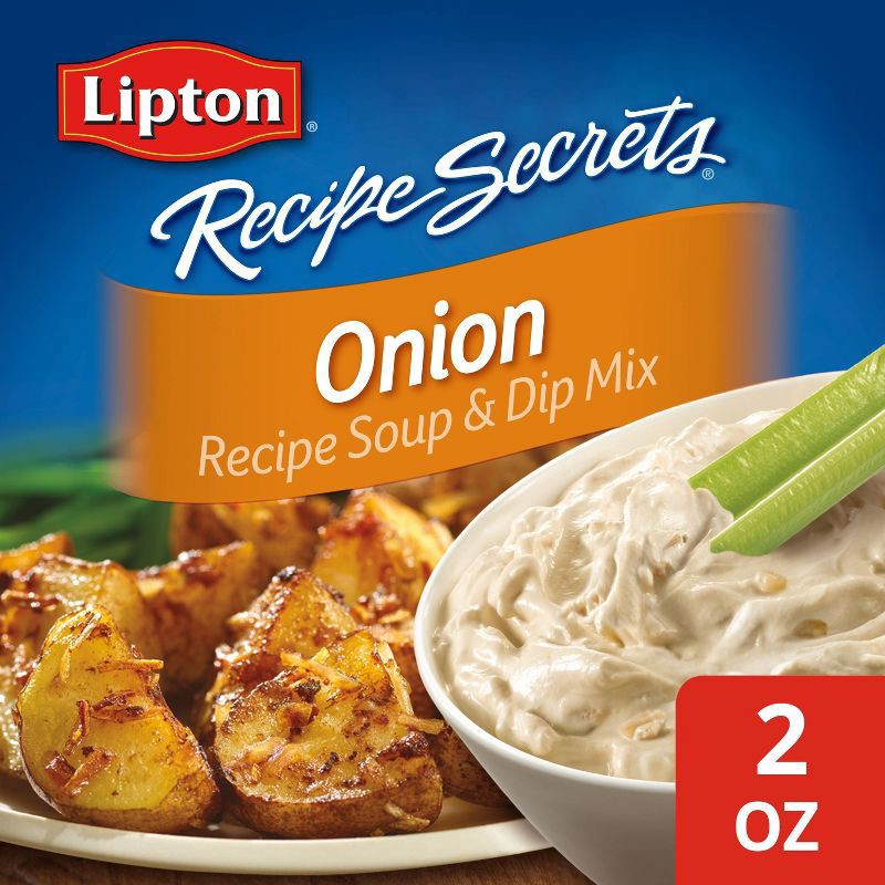 slide 1 of 3, Lipton Recipe Secrets Onion Soup & Dip Mix - 2oz/2pk, 2 ct; 2 oz