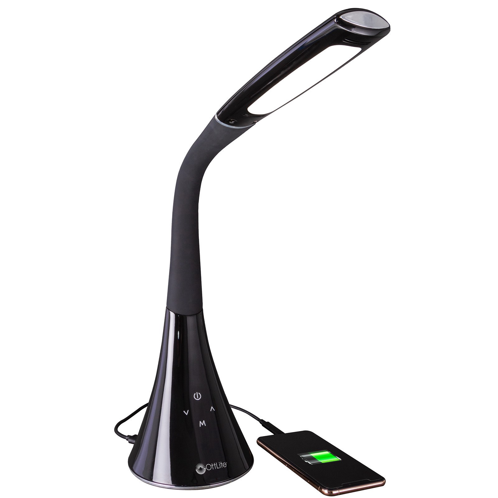 slide 3 of 9, Ott Lite Ottlite Swerve Led Desk Lamp, 20 in