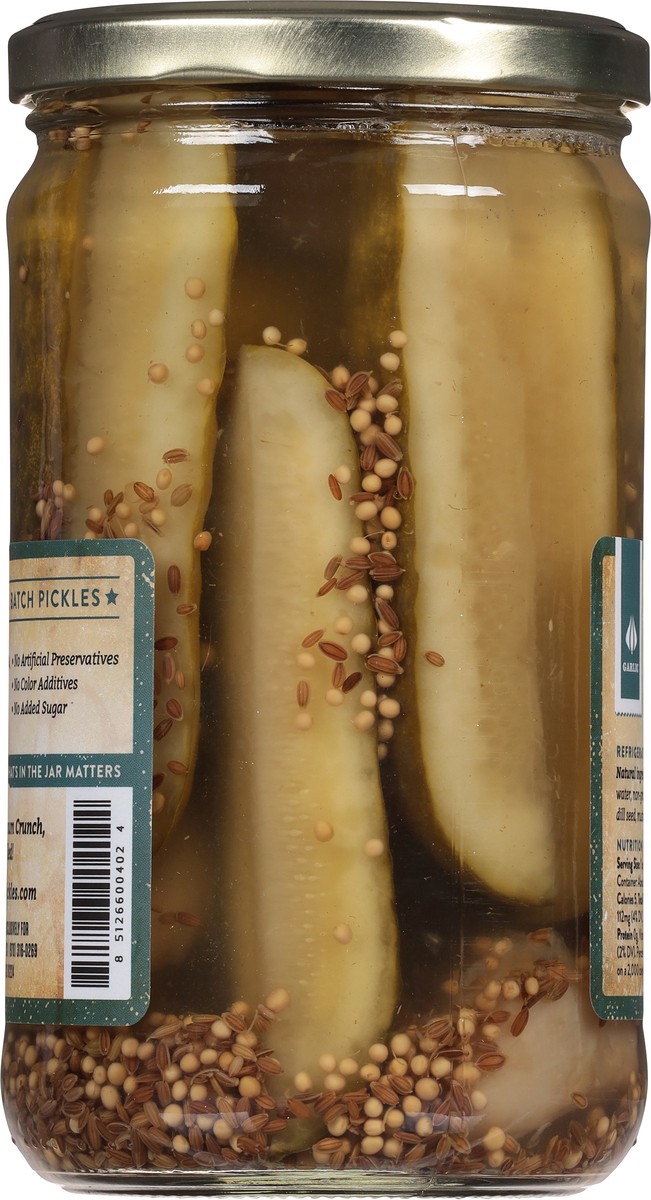 slide 12 of 12, Yee-Haw Pickle Co. Premium Giddy-Up Garlic Dills Pickles 24 oz, 24 oz