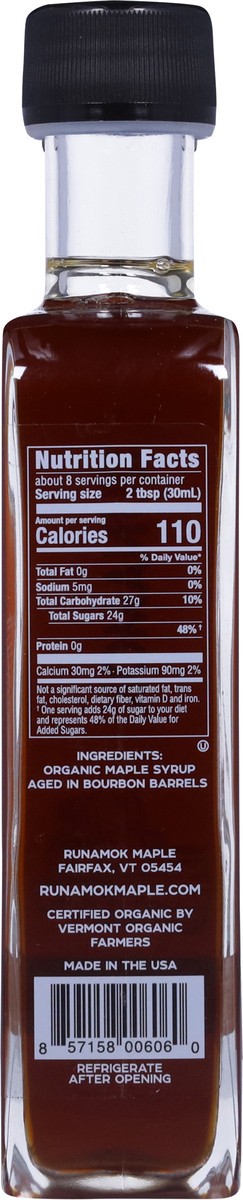 slide 9 of 14, Runamok Bourbon Barrel-Aged Maple Syrup 8.45 fl oz, 250 ml
