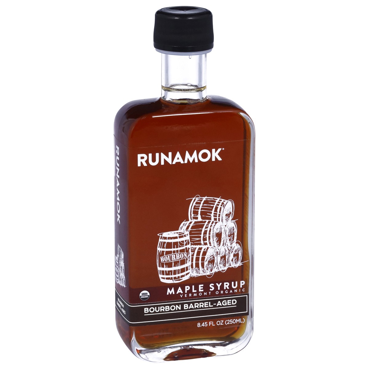 slide 14 of 14, Runamok Bourbon Barrel-Aged Maple Syrup 8.45 fl oz, 250 ml