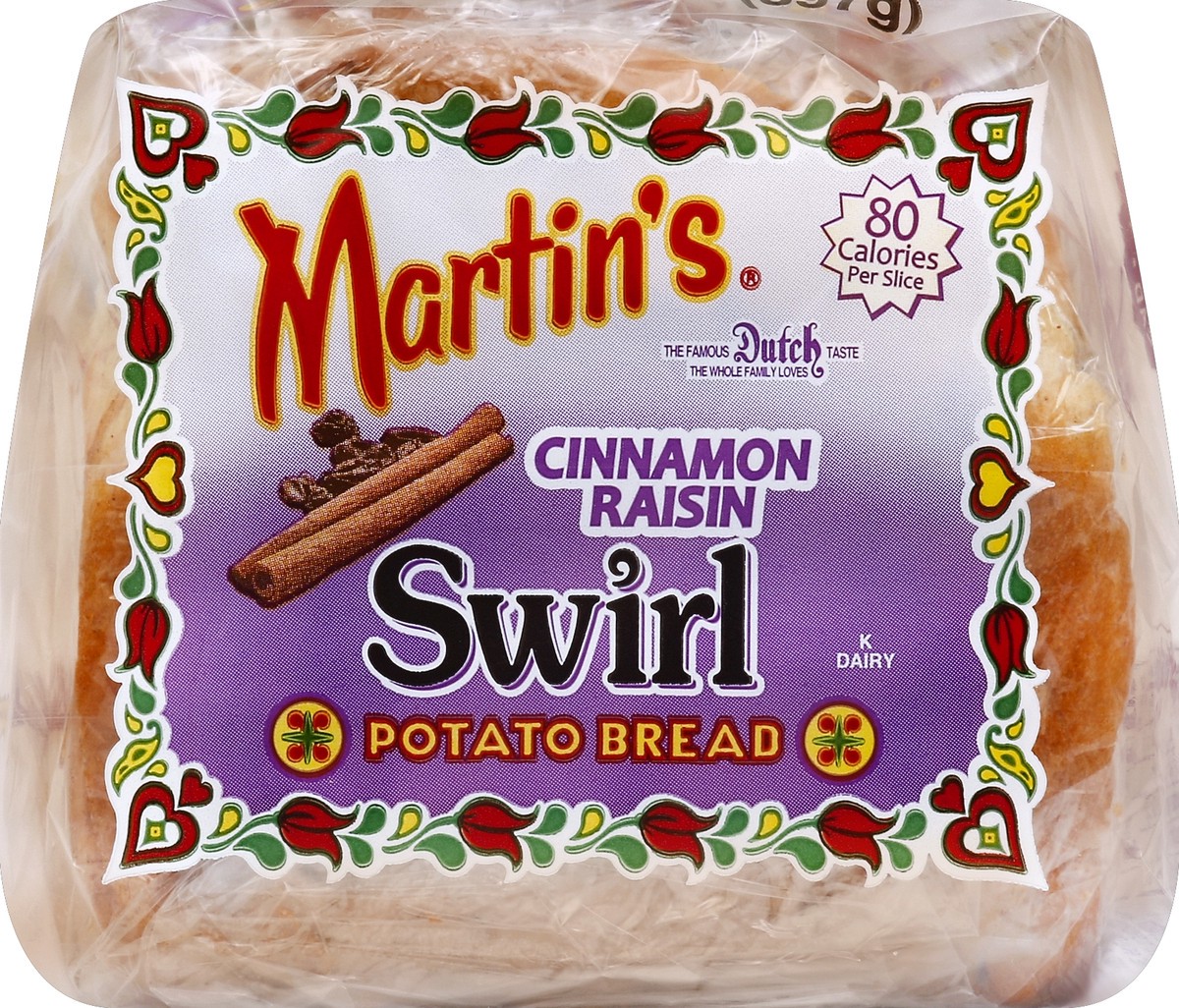 slide 4 of 5, Martin's Potato Bread, Cinnamon Raisin Swirl, 14 oz