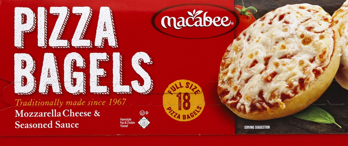 slide 2 of 6, Macabee Family Pack Pizza Bagels, 46 oz