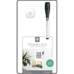 U Brands Frameless Magnetic Dry Erase Board