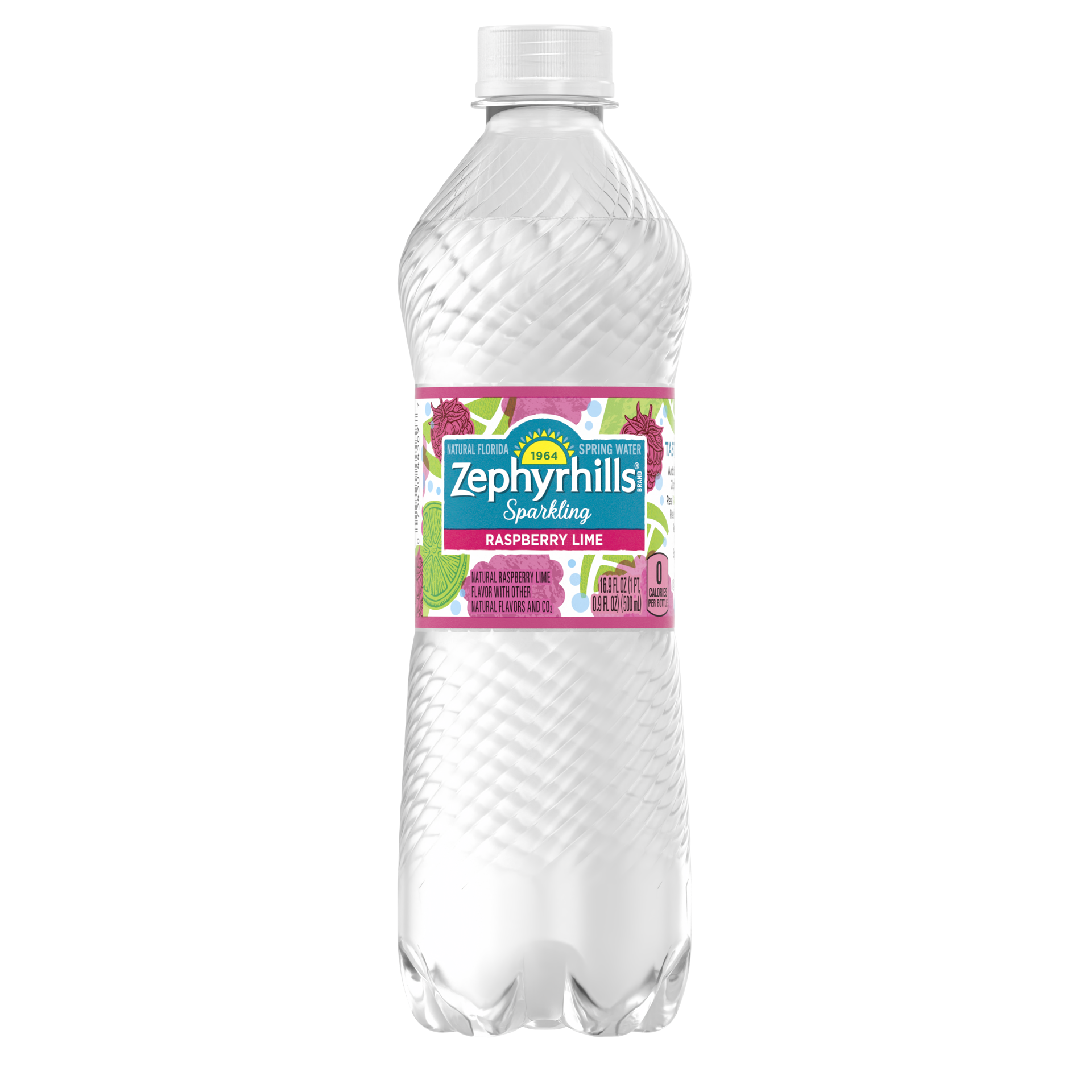 slide 1 of 4, Zephyrhills Sparkling Water, Raspberry Lime, 16.9 oz. Bottle, 16.9 fl oz