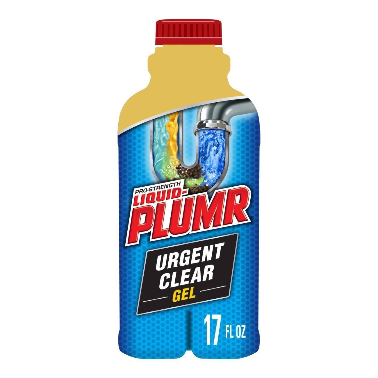 slide 1 of 3, Liquid-Plumr Pro-Strength Clog Remover Urgent Clear, 17 oz