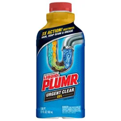 Liquid-Plumr Industrial Strength Urgent Clear Liquid Drain Cleaner