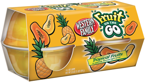 slide 1 of 1, Western Family Fruit Bwl Tropical Fruit, 16 oz