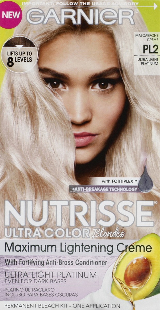 slide 6 of 9, Garnier Hair Color Ultra Light Platinum, 1 ct
