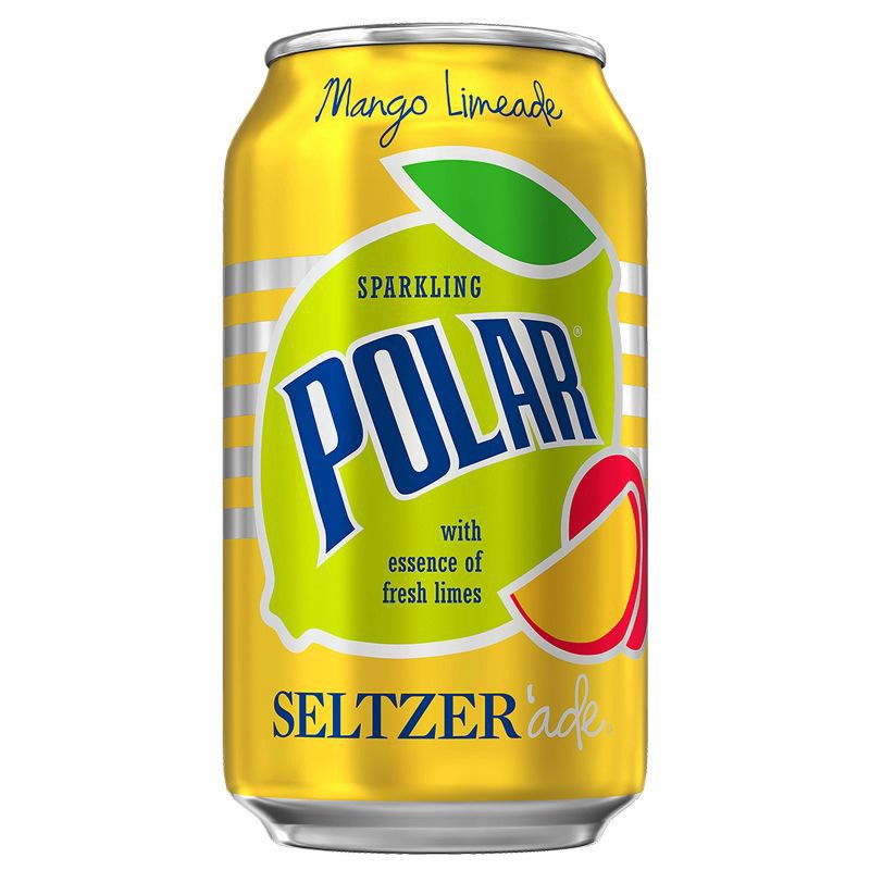 slide 2 of 5, Polar Seltzerade Mango Limeade - 8pk/12 fl oz Cans, 8 ct; 12 fl oz