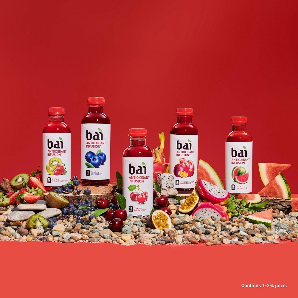 slide 6 of 6, Bai Kula Watermelon Antioxidant Water - 6pk/18 fl oz Bottles, 6 ct; 18 fl oz