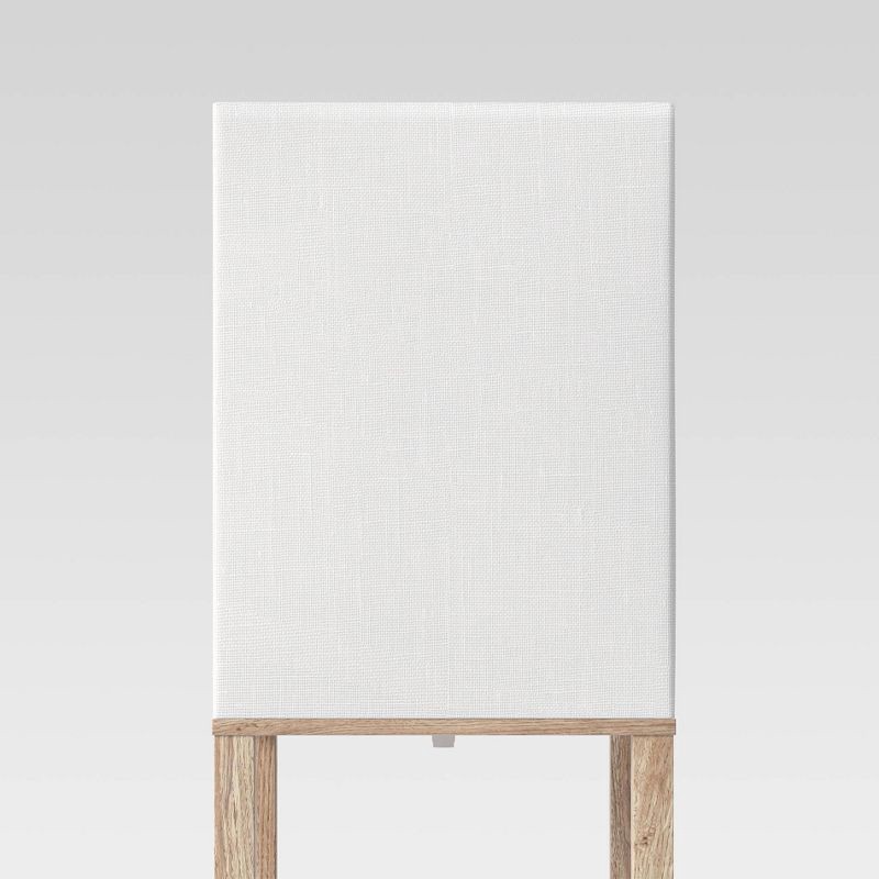 slide 4 of 4, 62.5" Alabaster Shelf Floor Lamp Light Brown - Threshold™: ETL Listed, Linen Shade, MDF Body, 1 ct