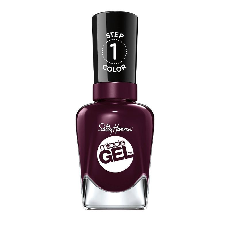 slide 1 of 1, Sally Hansen Miracle Gel Nail Color - 492 Cabernet with Bae - 0.5 fl oz, 0.5 fl oz