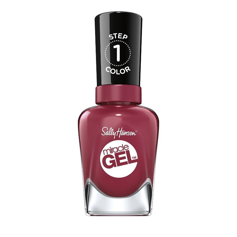 slide 1 of 8, Sally Hansen Miracle Gel Nail Color - 496 Beet, Pray, Love - 0.5 fl oz, 0.5 fl oz