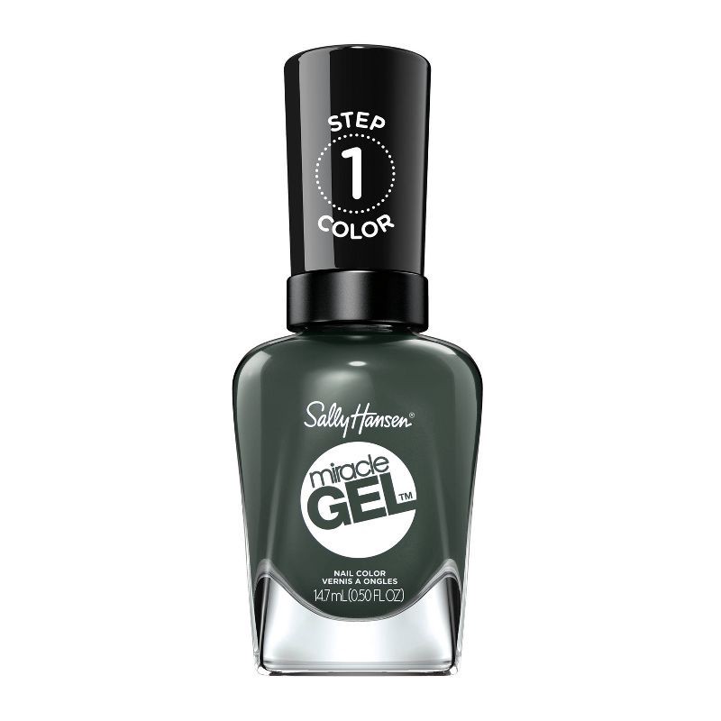 slide 1 of 9, Sally Hansen Miracle Gel Nail Polish - 762 Leaf Me Be - 0.5 fl oz, 0.5 fl oz