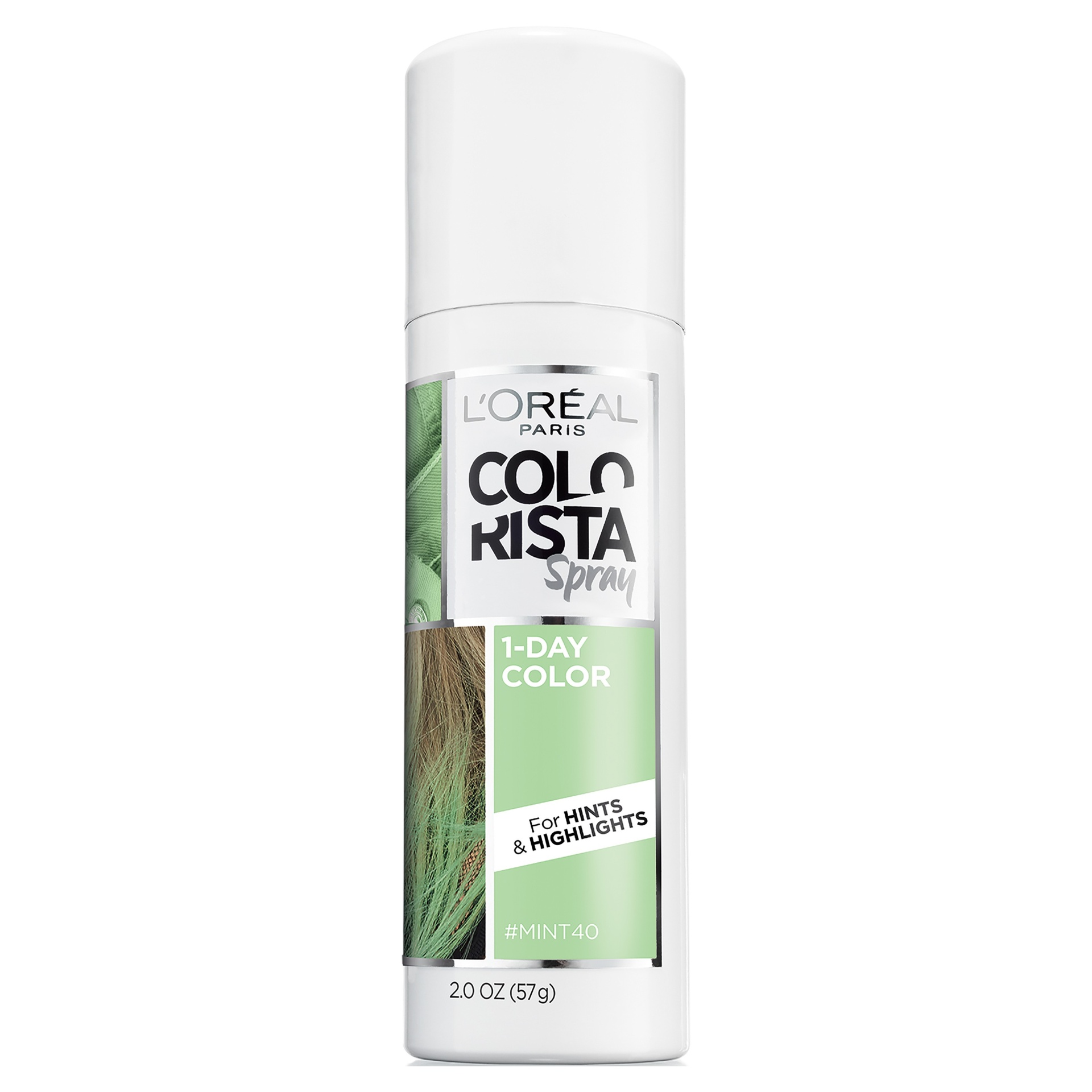 slide 1 of 1, L'Oréal Colorista Spray #MINT40, 2 oz