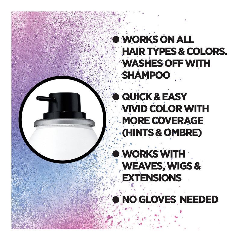 slide 2 of 3, L'Oreal Paris Colorista 1-Day Hair Color Spray - Purple - 2.0oz, 2 oz