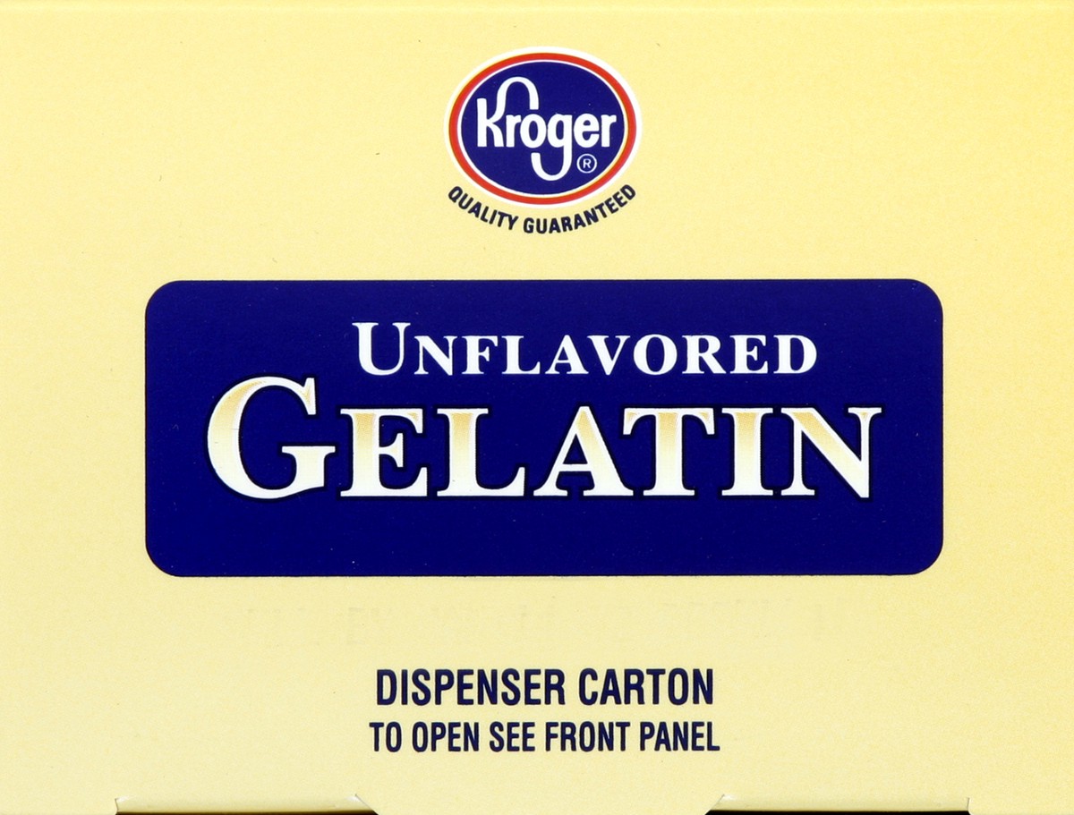 slide 2 of 4, Kroger Unflavored Gelatin, 8 oz