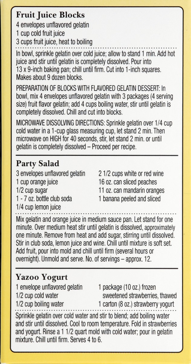 slide 3 of 4, Kroger Unflavored Gelatin, 8 oz