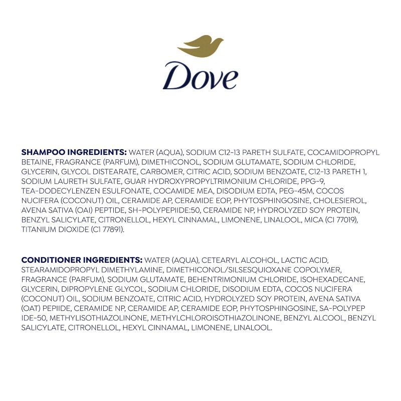 slide 4 of 12, Dove Beauty Intensive Repair Shampoo & Conditioner Set for Damaged Hair - 12 fl oz/ 2ct, 12 fl oz, 2 ct