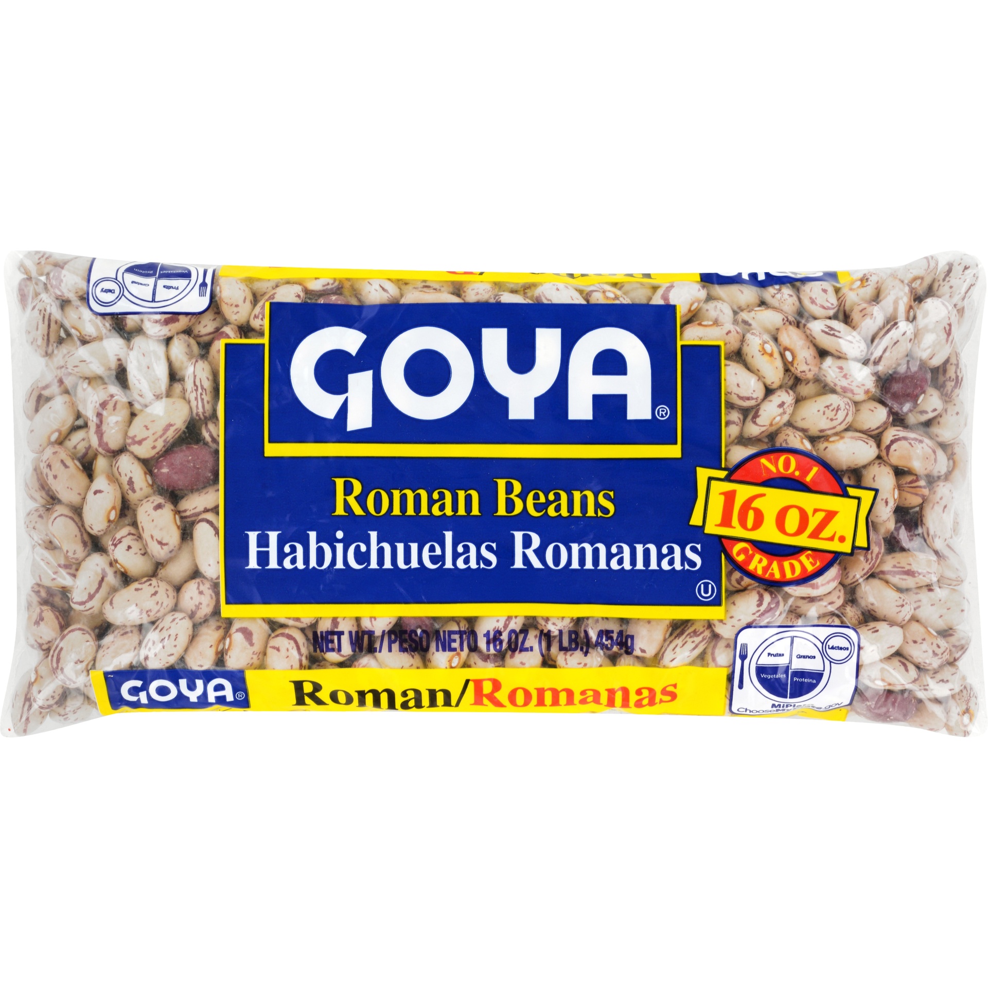 slide 1 of 3, Goya Dry Roman Beans - 16oz, 16 oz