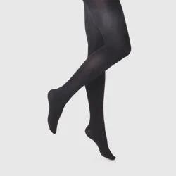 Women's 80D Super Opaque - A New Day™ Black L/XL: High Waisted Nylon Spandex Tights