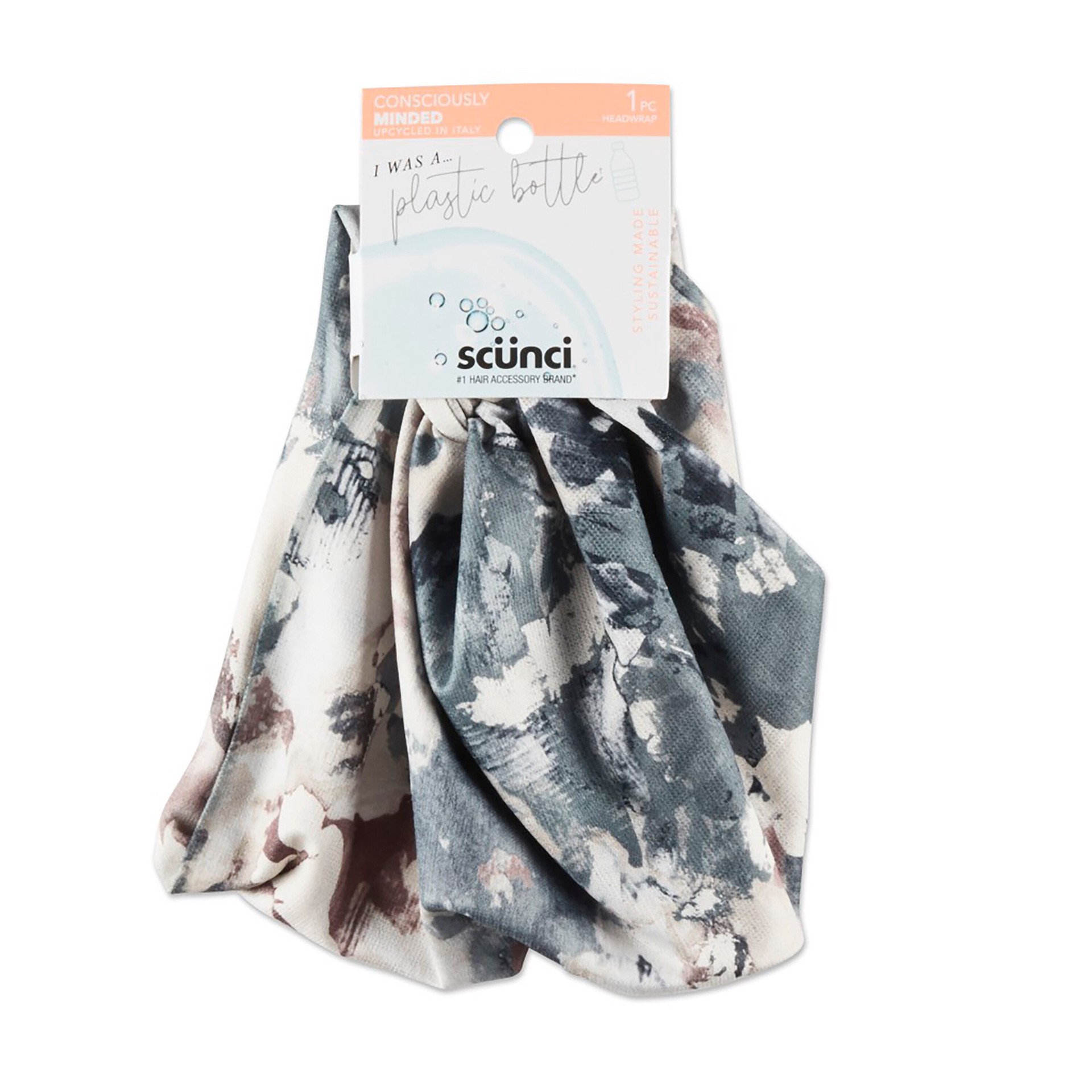 slide 1 of 1, scünci Scunci Consciously Minded Turban Headwrap 1Pk, 1 ct