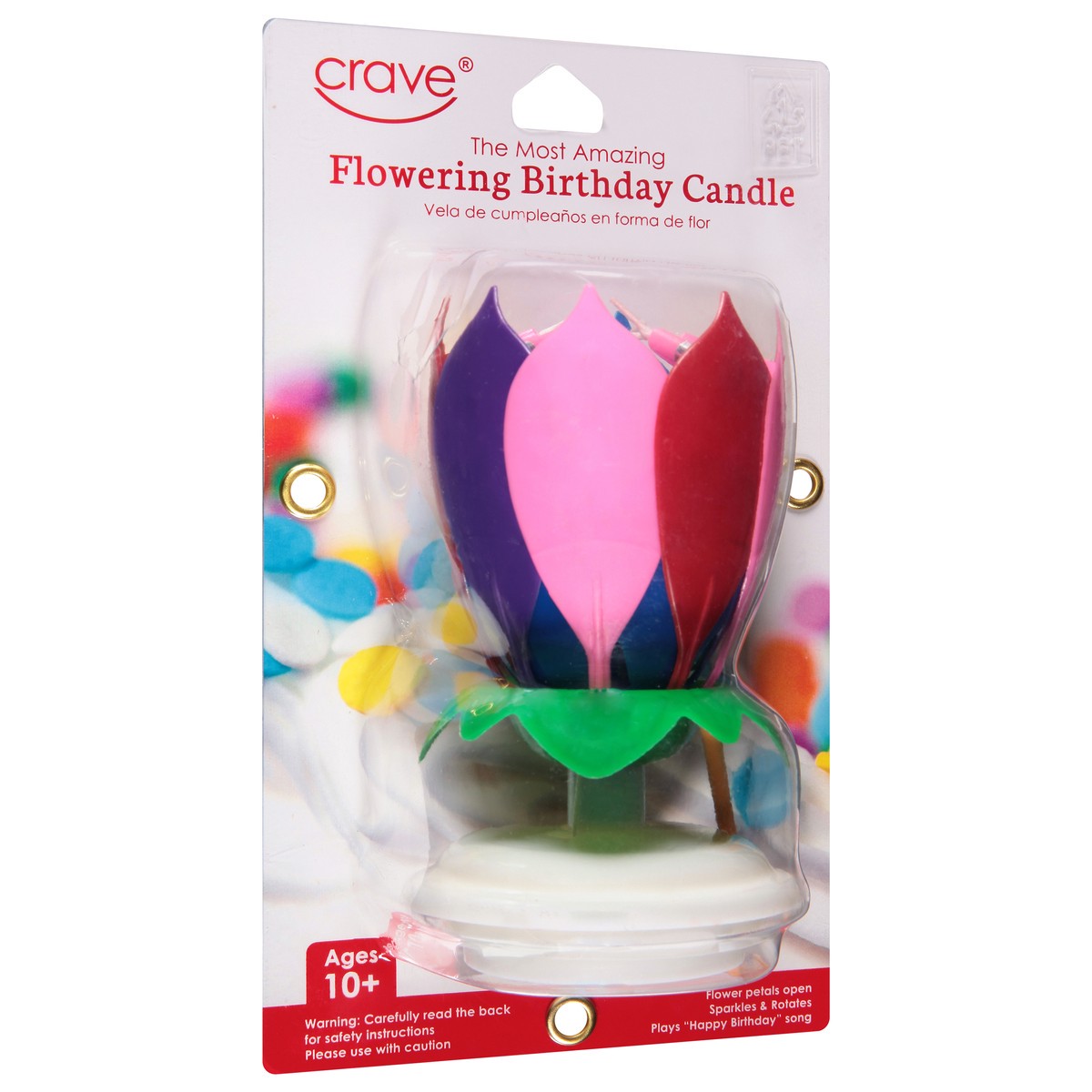 slide 8 of 9, CRAVE Flowering Birthday Candle 1 ea, 1 ct