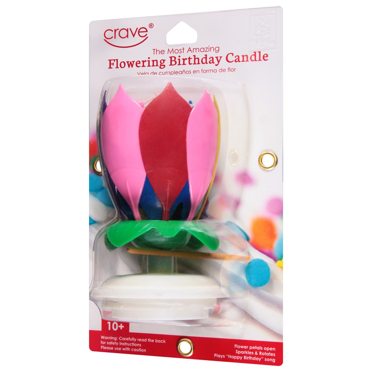 slide 5 of 9, CRAVE Flowering Birthday Candle 1 ea, 1 ct