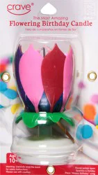 Crave Flowering Birthday Candle 1 Each