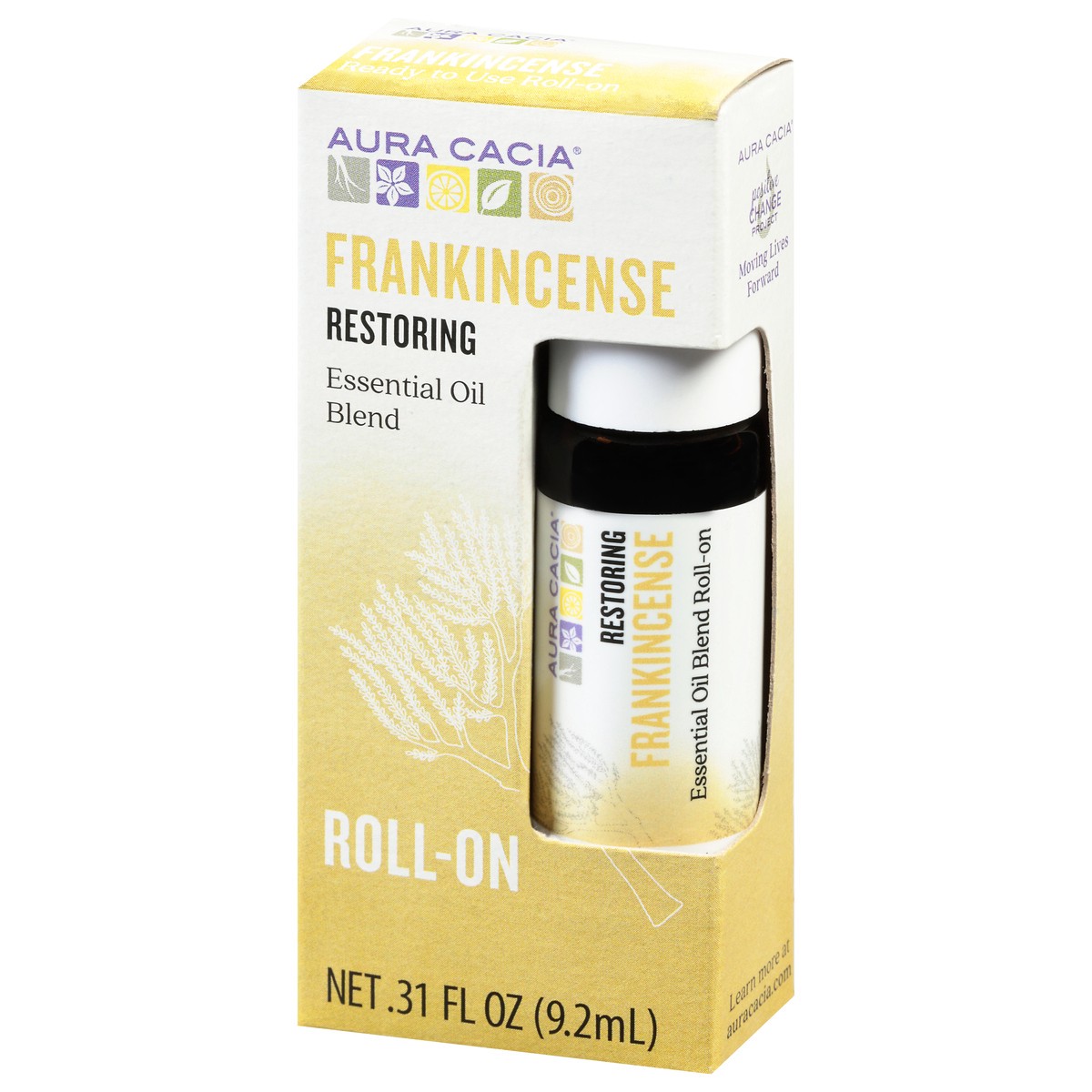 slide 5 of 9, Aura Cacia Oil Roll On Frankn, 0.31 fl oz