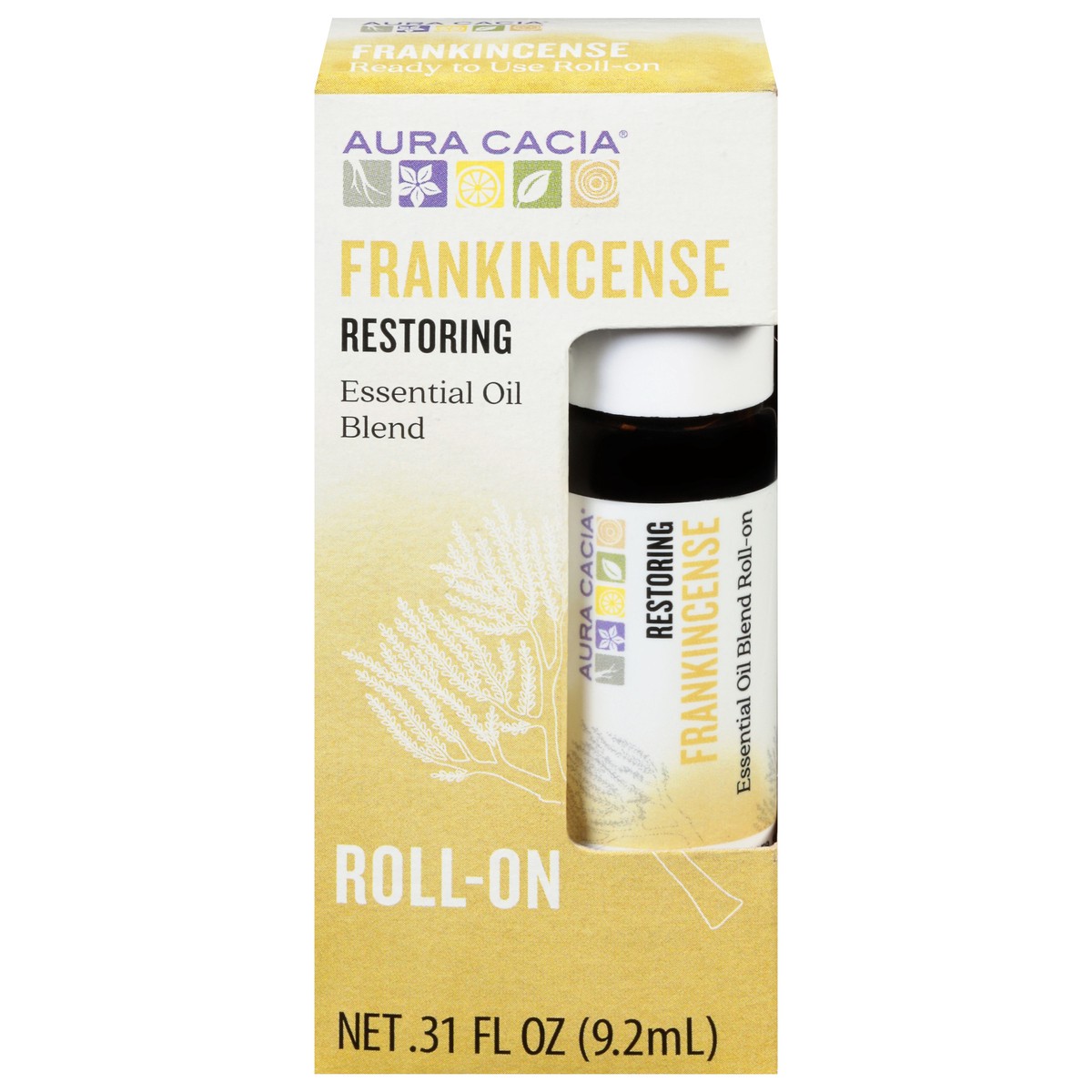 slide 1 of 9, Aura Cacia Oil Roll On Frankn, 0.31 fl oz