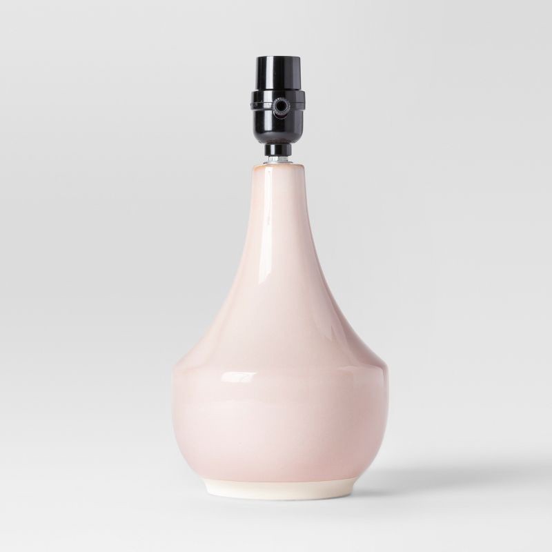 slide 1 of 1, Montreal Wren Small Lamp Base Blush - Threshold™: Ceramic, No Assembly, ETL Listed, 1 ct