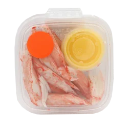 Imitation Crab With Garlic Butter