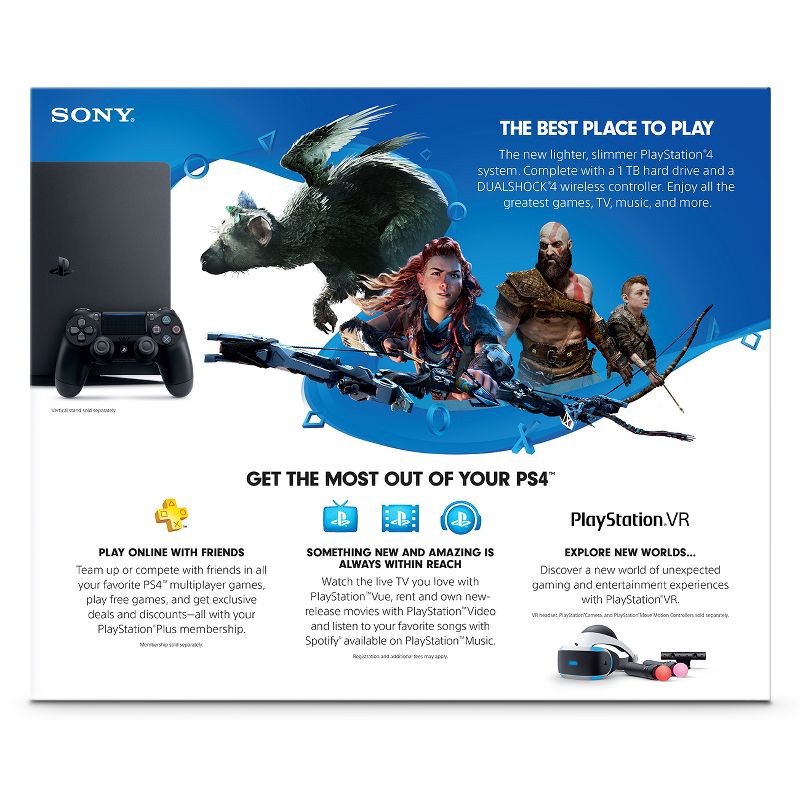 slide 4 of 5, PlayStation 4 1TB Console, 1 ct