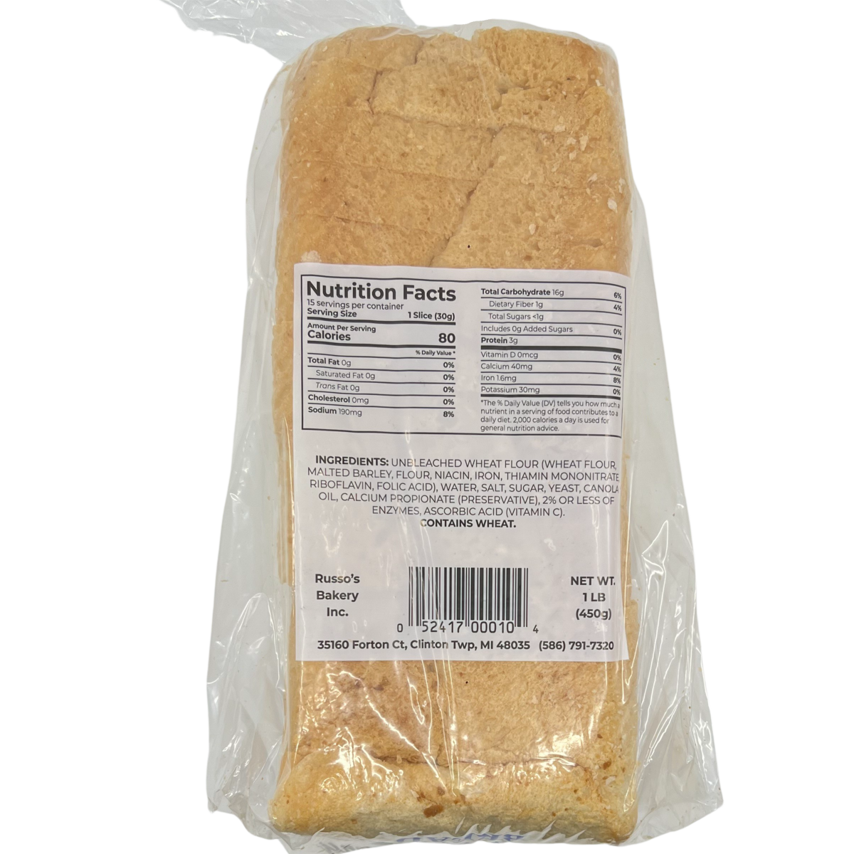 slide 2 of 3, Russo's French Deli Bread, 16 oz