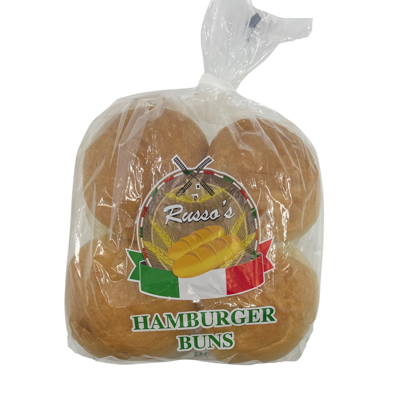 slide 1 of 3, Russo Buns, Hamburger Style, 13 oz