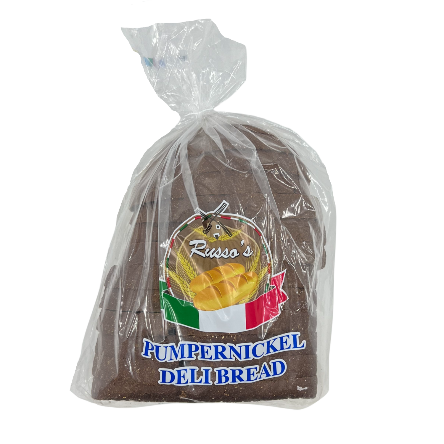 slide 1 of 3, Russo's New York Pumpernickel Bread, 16 oz