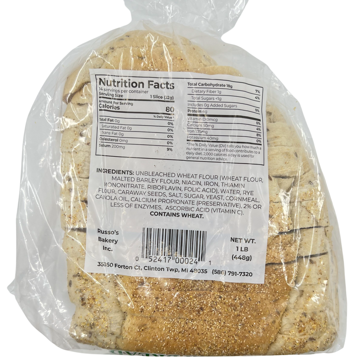 slide 2 of 3, OTHER-NATIONAL Russo Bread, New York Style Caraway Rye, 16 oz