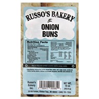 slide 3 of 5, Russo Onion Buns, 12 oz