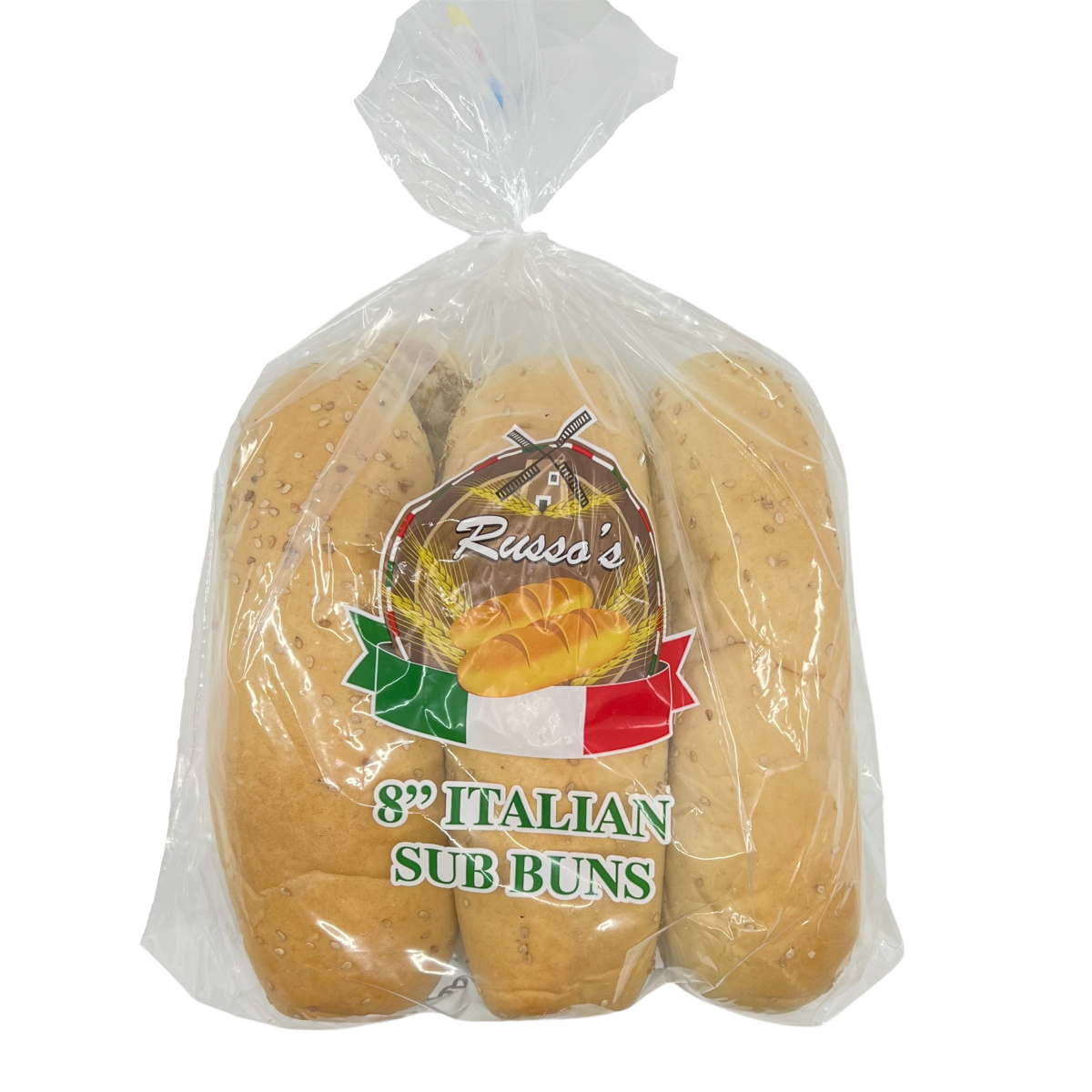slide 1 of 9, Russo's Bakery Italian Sub Buns 8", 16 oz