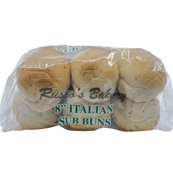slide 8 of 9, Russo's Bakery Italian Sub Buns 8", 16 oz