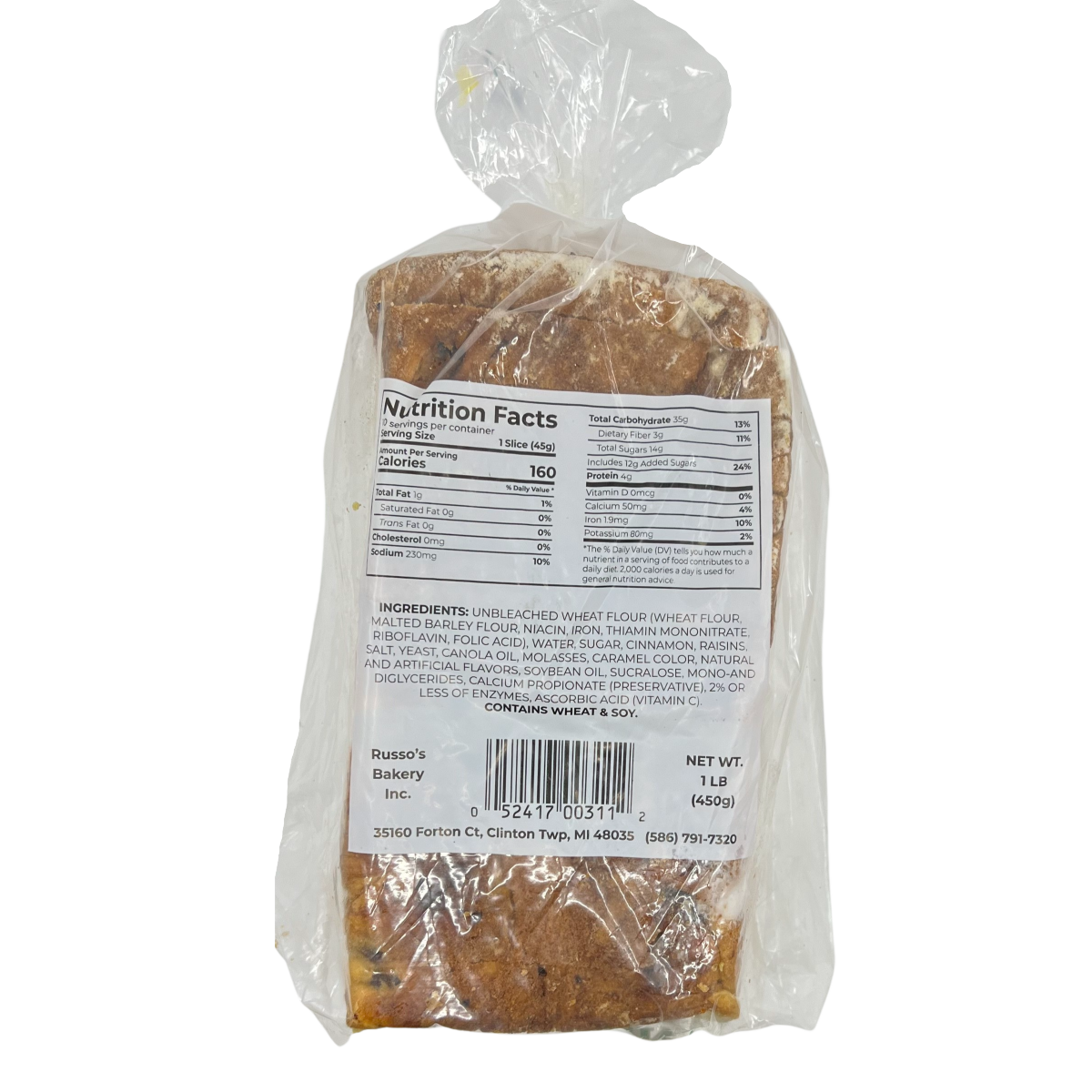 slide 2 of 3, OTHER-NATIONAL Russo Bread, French Cinnamon Raisin, 16 oz