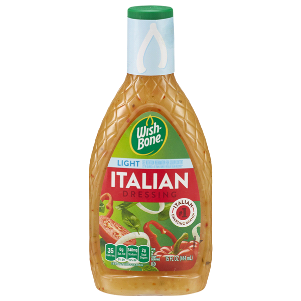 slide 1 of 1, Wish-Bone Dressing, Italian, Light, 16 oz