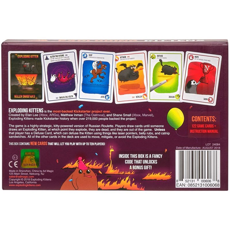 slide 3 of 3, Party Pack Game by Exploding Kittens, 1 ct