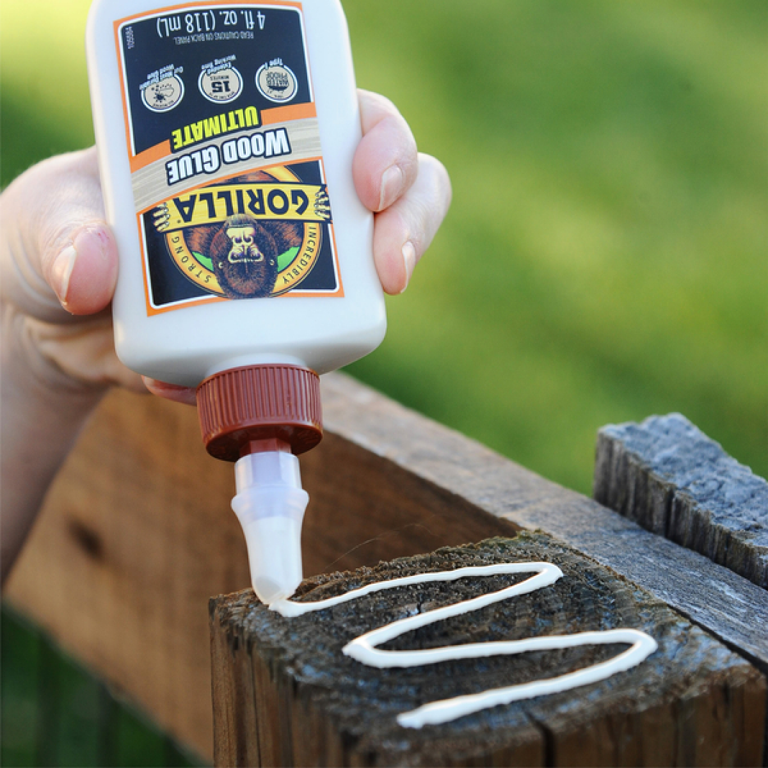 slide 4 of 5, Gorilla Wood Glue Ultimate, 4 oz