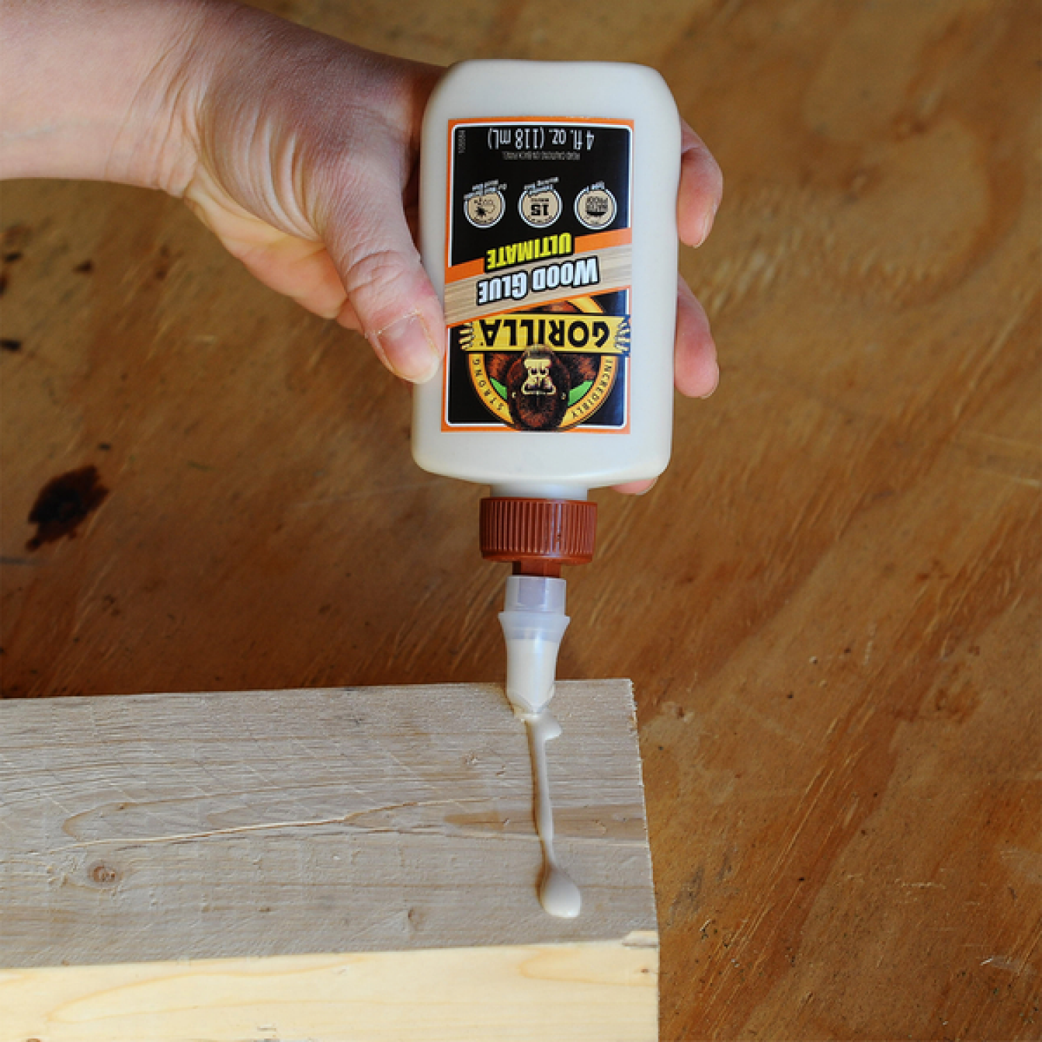 slide 5 of 5, Gorilla Wood Glue Ultimate, 4 oz