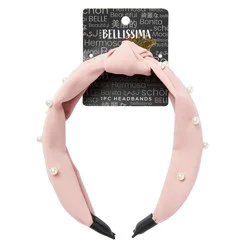 Bellissima Knotted Headband W/pearls
