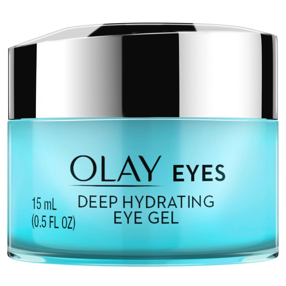 slide 3 of 6, Olay Deep Hydrating Eye Gel with Hyaluronic Acid for Tired Eyes, 0.5 fl oz